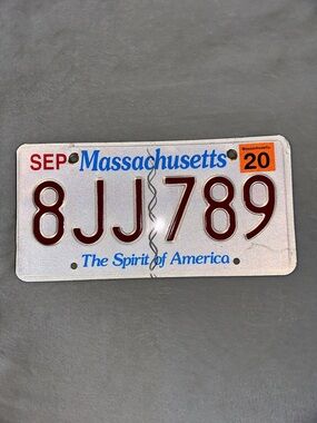 Massachusetts- License Plate
